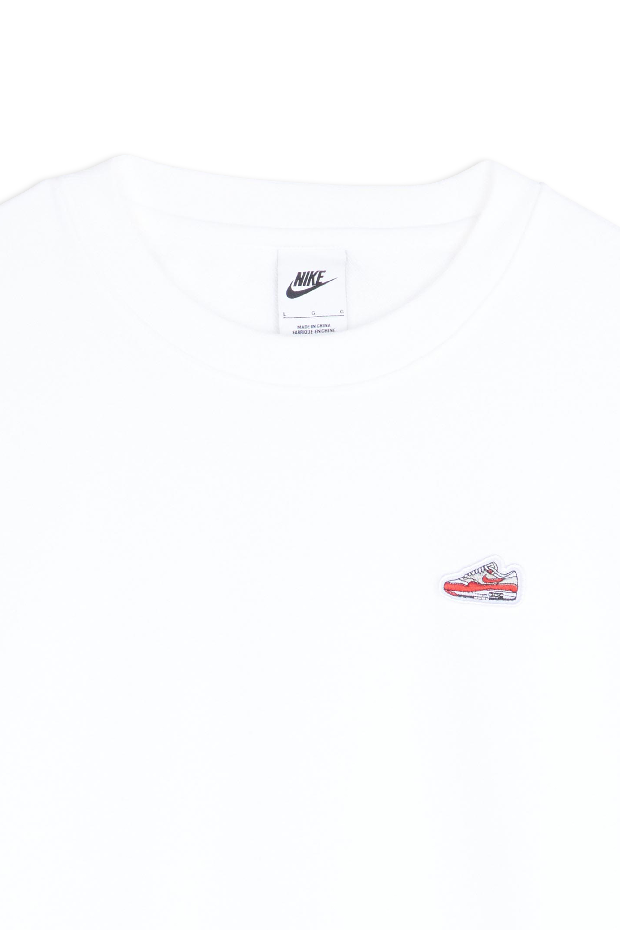 NIKE Sweatshirt M NSW CRW FT XAM1 Blanc