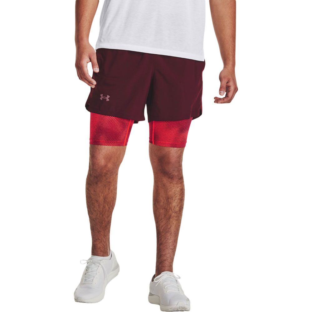 Under Armour LAUNCH 5'' 2-IN-1 - Short Homme marine