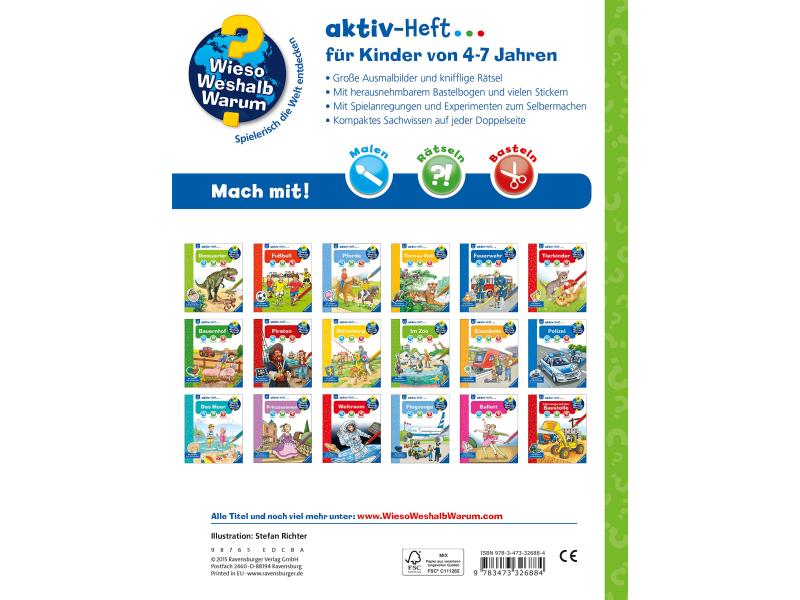 Ravensburger Kinder-Sachbuch WWW Aktiv-Heft: Im Zoo Kinder-Sachbuch