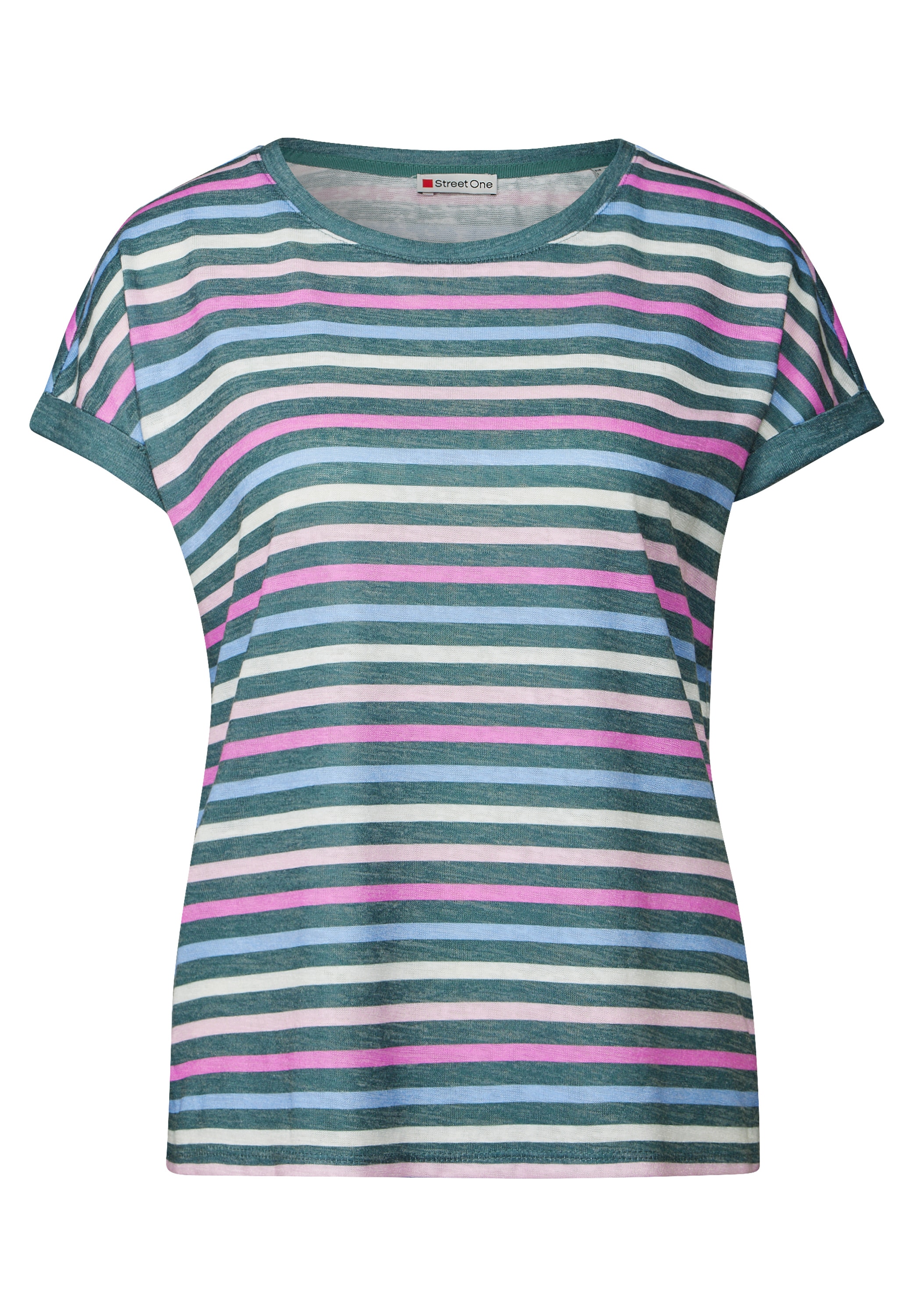 STREET ONE Shirttop , mit Streifenmuster
