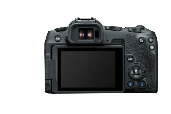 Canon EOS R8 - Digitalkamera - spejlløst - 24.2 MP - Full Frame - 4K / 60 fps - 2x optisk zoom RF 24-50 mm F4.5-6.3 IS STM-objektiv - Wi-Fi, Bluetooth - sort