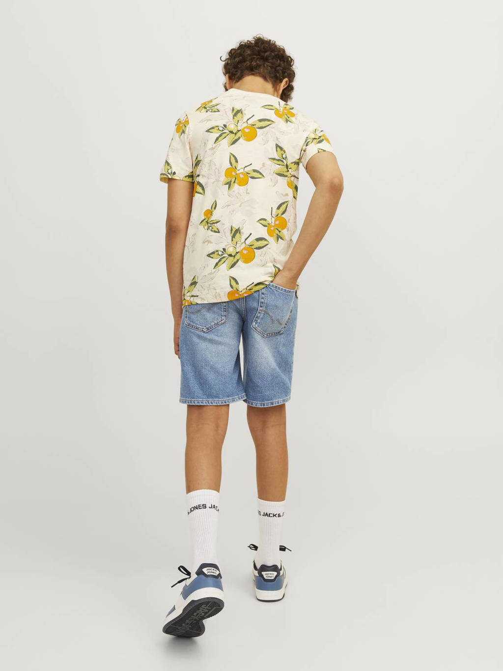 JACK & JONES denim short JJICHRIS JJORIGINAL blue denim
