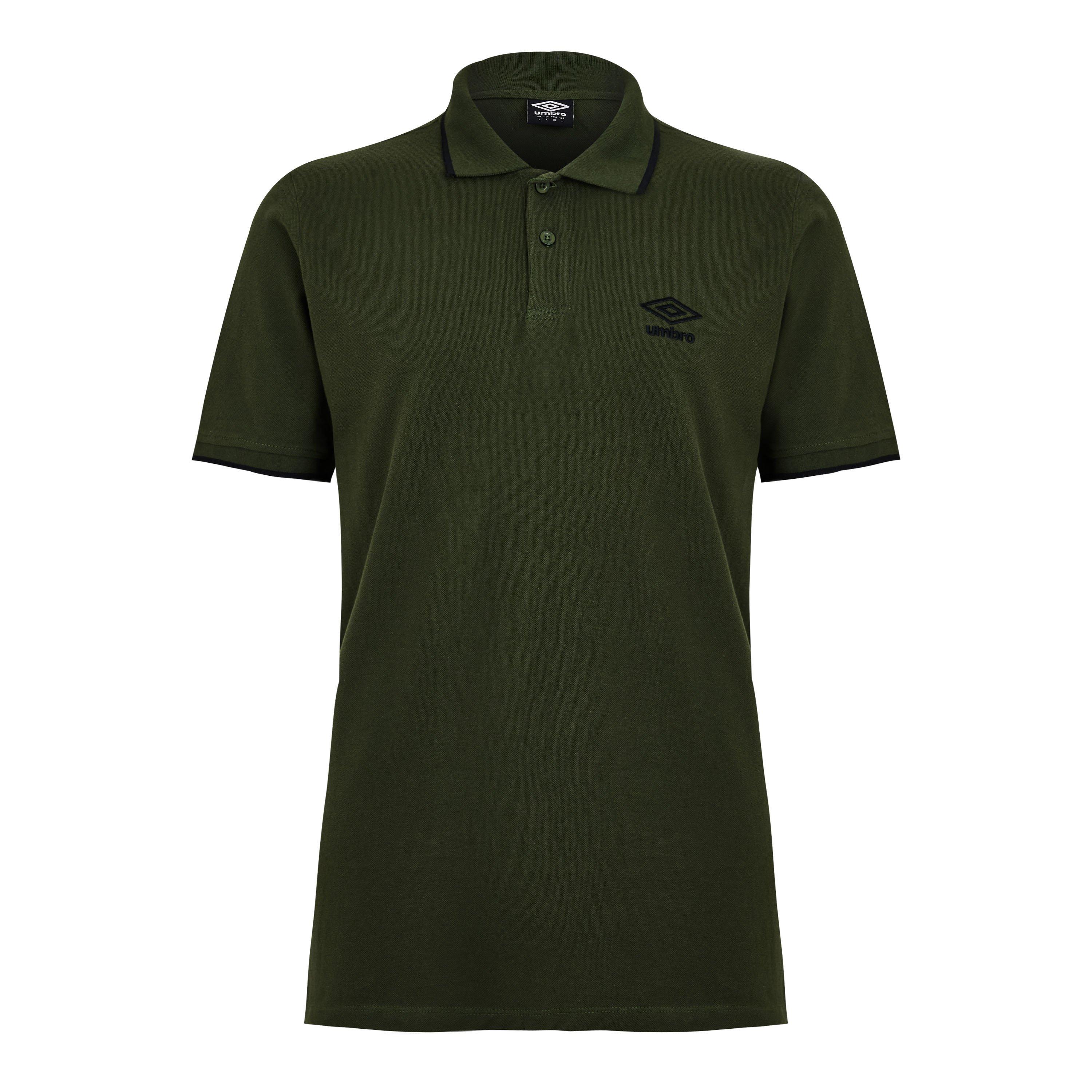 Umbro Logo Short Sleeve Polo Shirt Unisex Adults