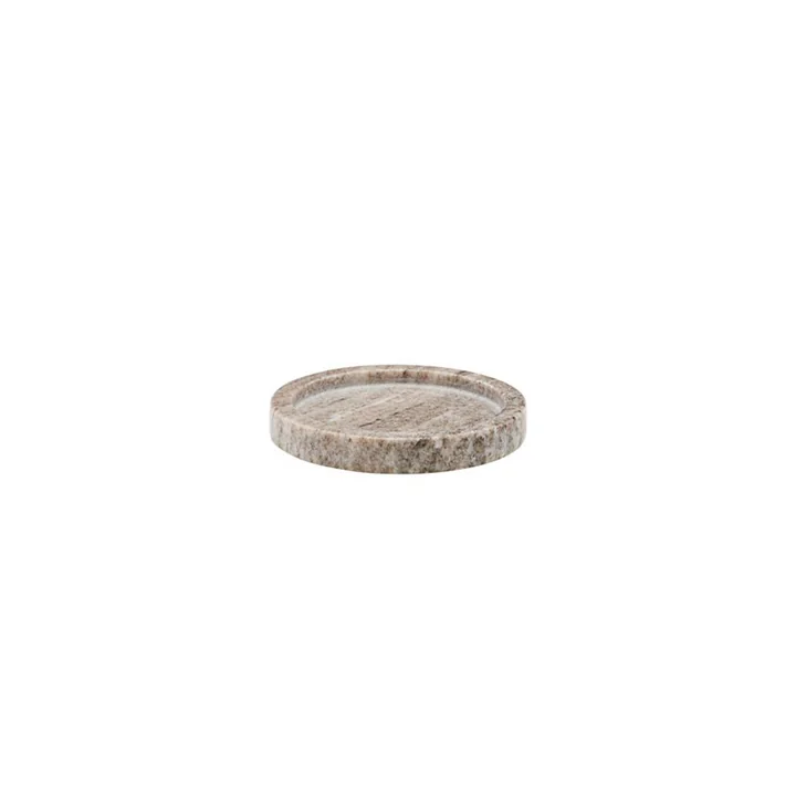 Meraki - Marmor Tablett Ø 12,5 cm, beige
