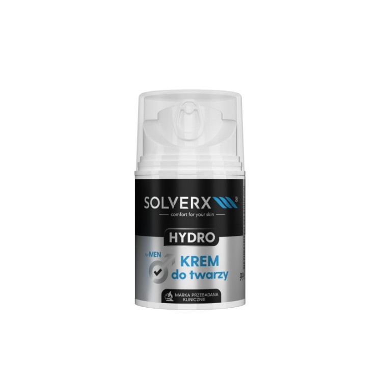 Solverx for Men Hydro Hydraterende gezichtscrème voor mannen 50 ml