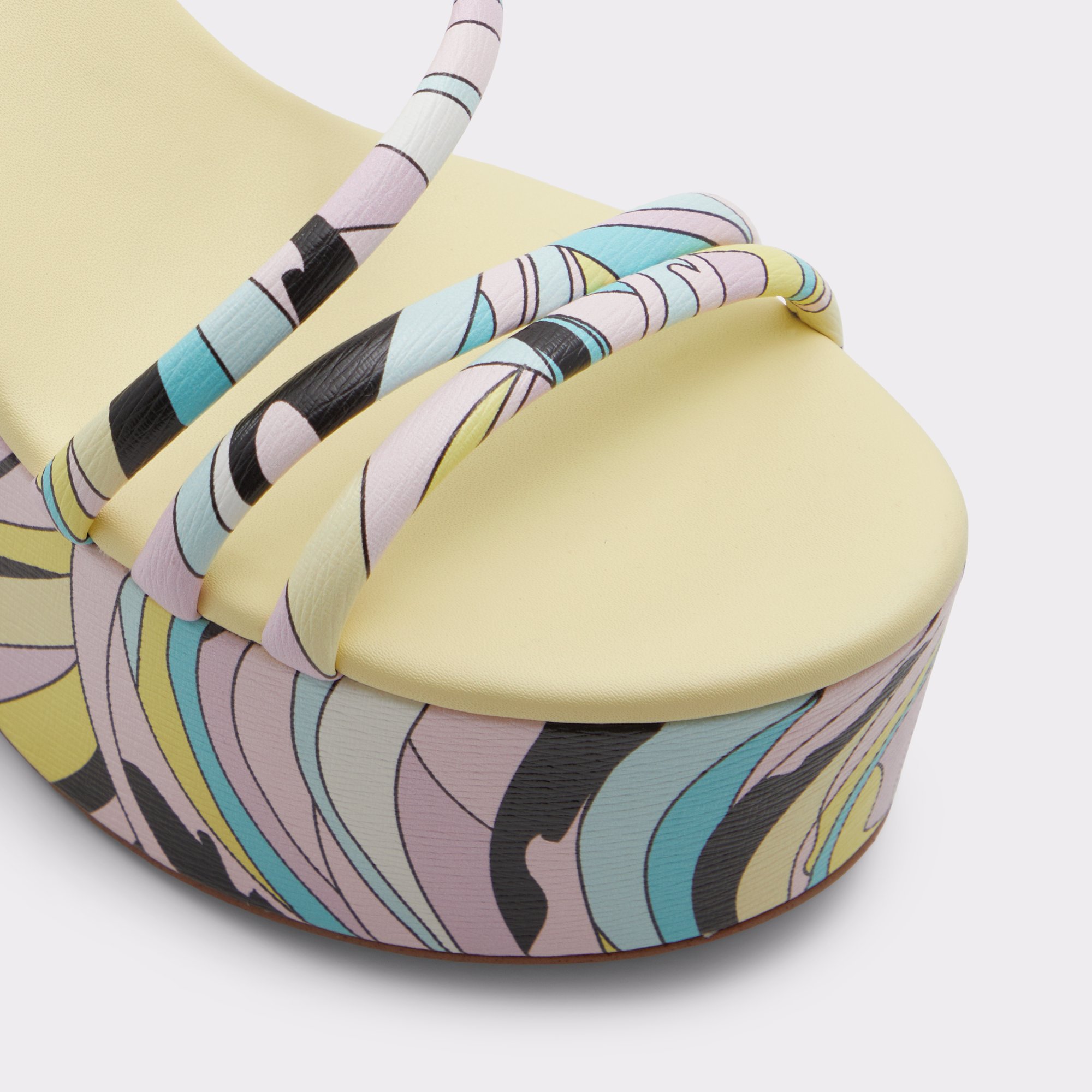 Jhansi Pastel Multi Women Strappy Sandals