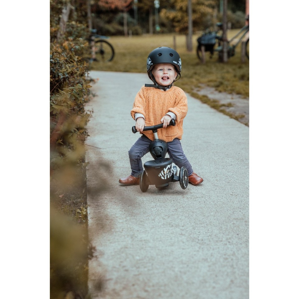 Scoot and Ride - Lifestyle cykelhjelm - Zebra