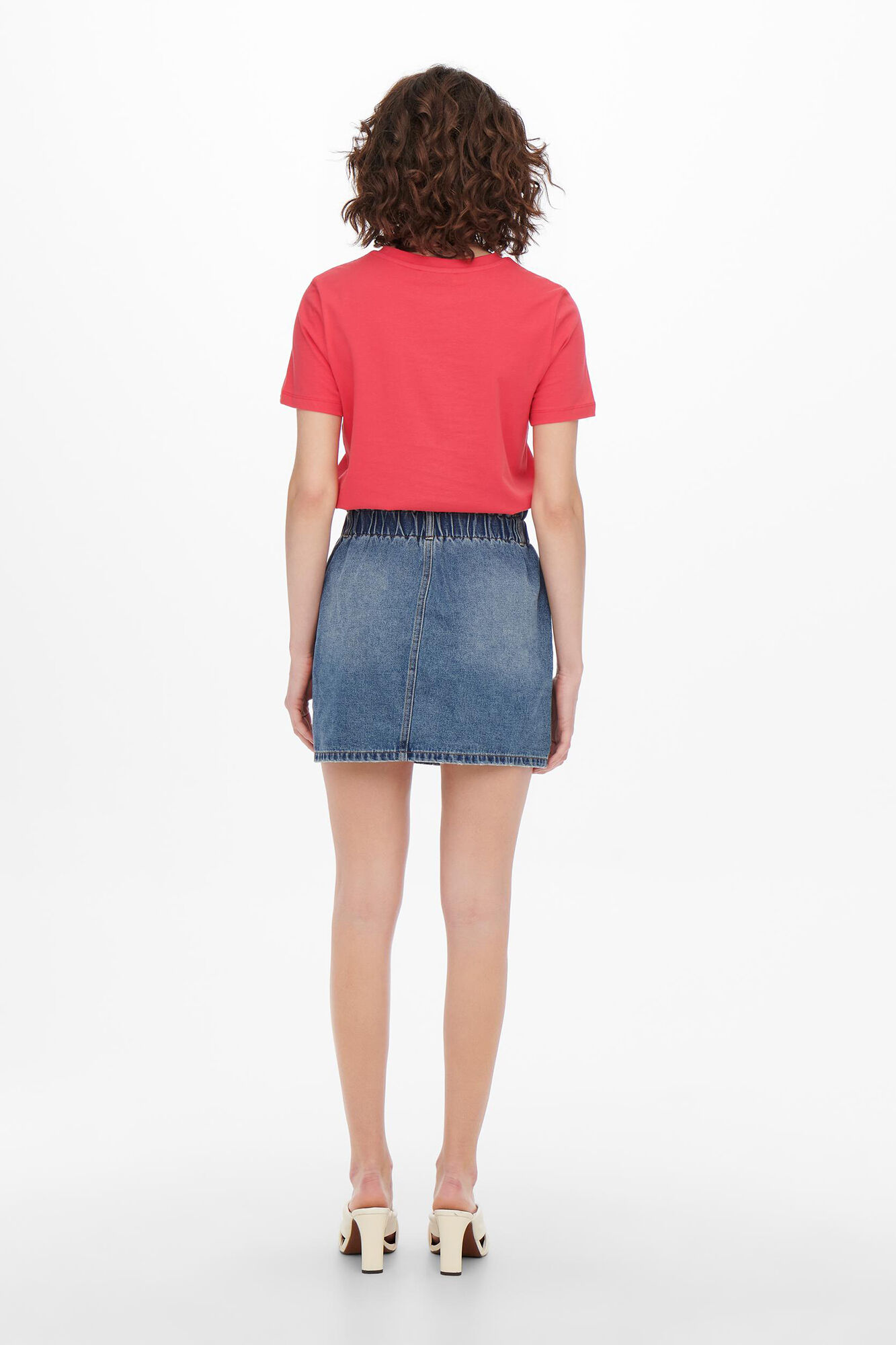 saia curta jeans