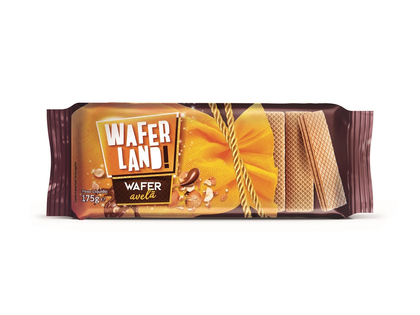 BOLACHAS WAFERLAND AVELÃ 175G