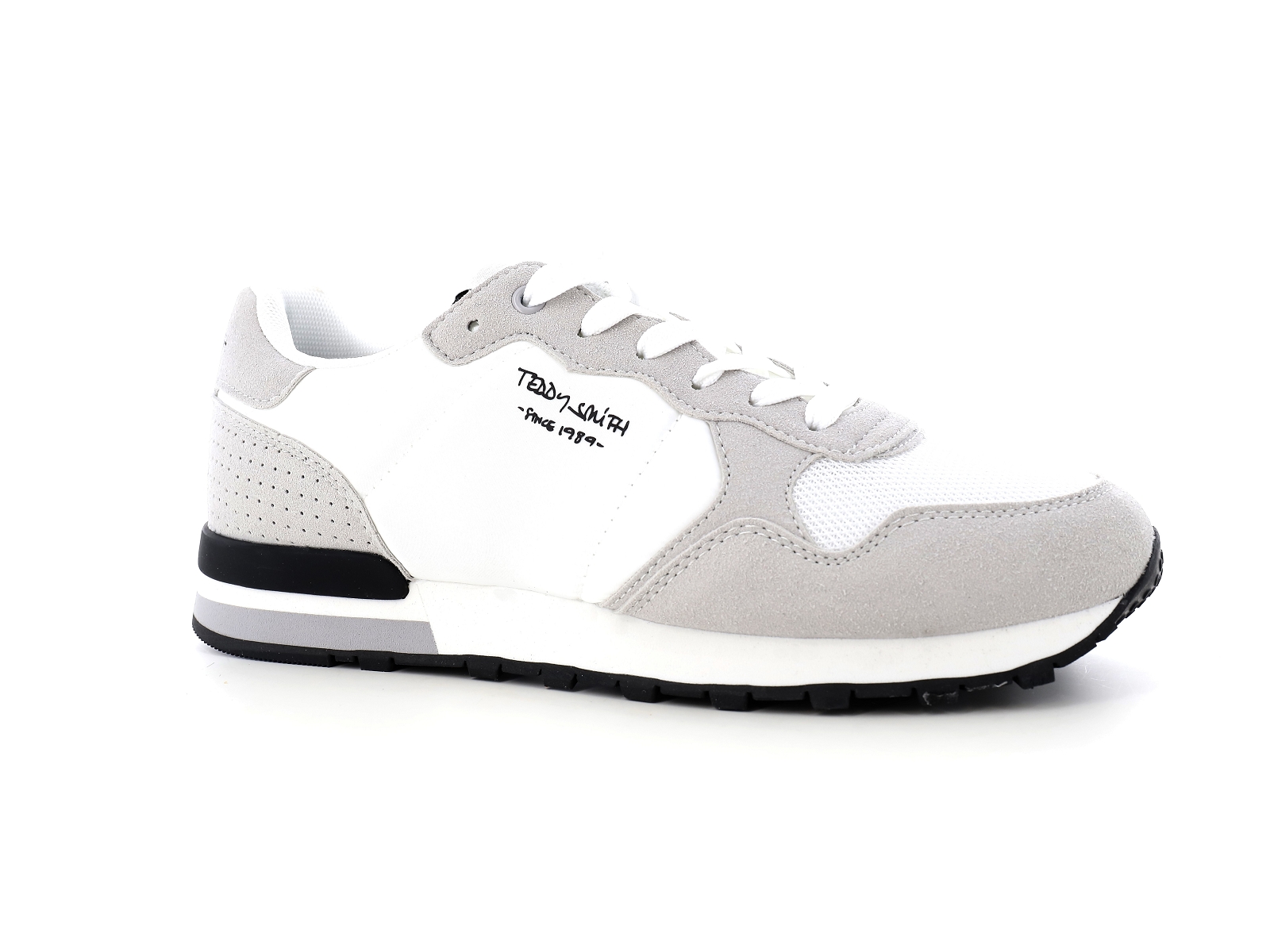 Teddy smith-78385 Matières combinées Blanc Noir