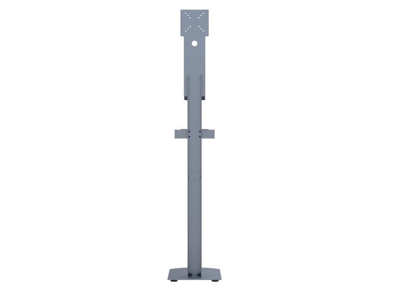 Multibrackets Desinfektionsmittelständer Hygienebox Stand w MB Hygienebox Standmontage, weiss / 9646 Infrarot Auto-Sensor 0-12 cm, 1 Liter Tank, ABS