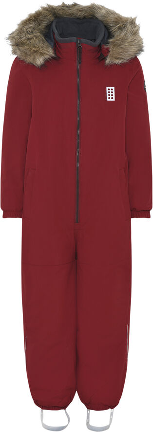 LEGO kidswear-LEGO børnetøj LWJORI 750 - SNOWSUIT Dark red