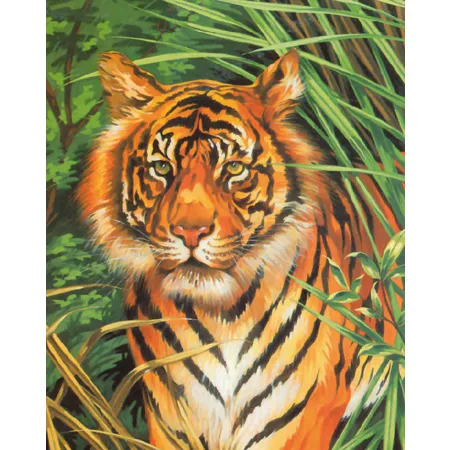 Mammut Malen nach Zahlen Tiger