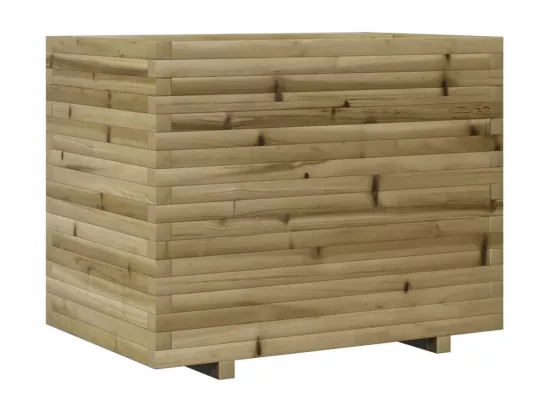 Jardinière bac lit surélevé bois marron 90 x 60 x 72 cm 02_0038035