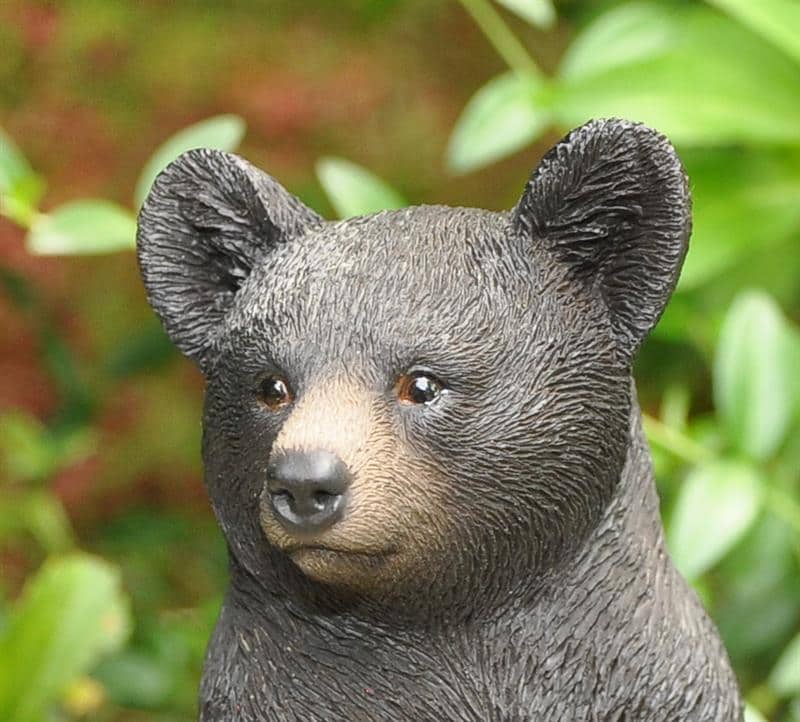 Dazikemo Dekofigur Gartenfigur Schwarzbär
