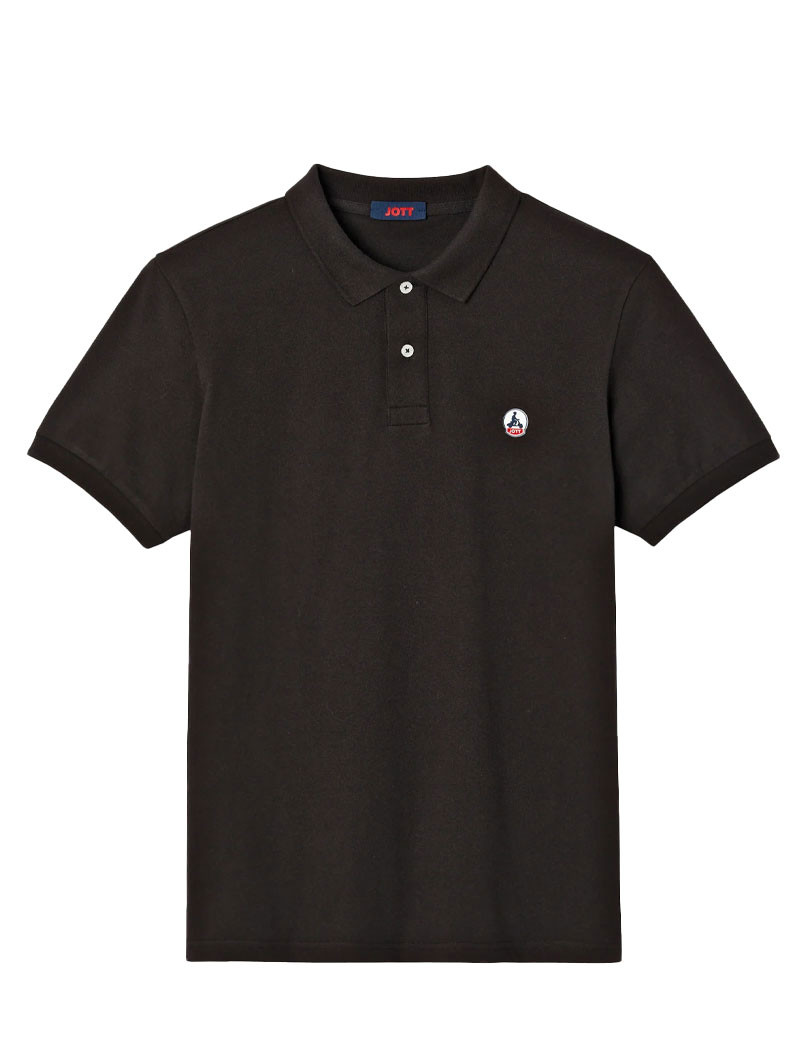 JOTT POLO HOMME MANCHES COURTES MARBELLA NOIR