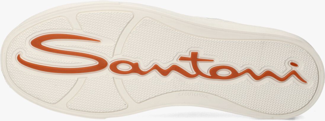 witte santoni lage sneakers dbs