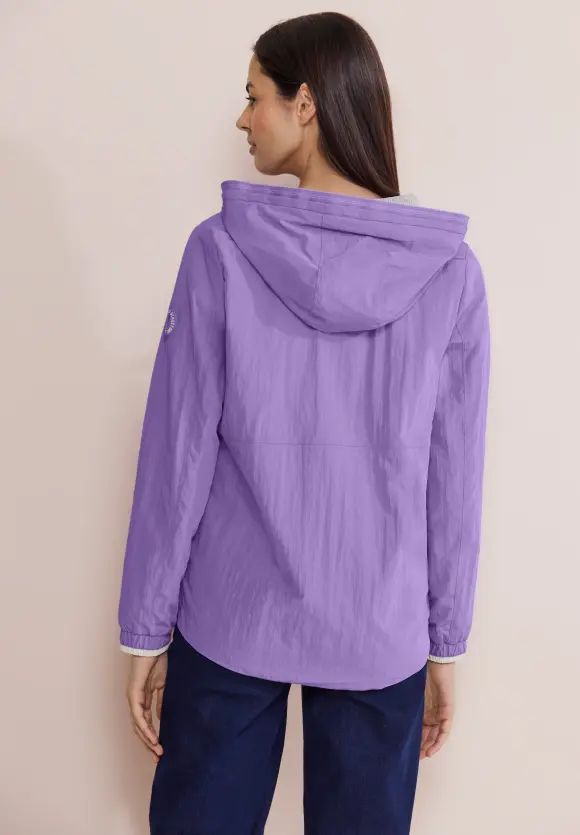 Moderner Windbreaker - shiny lilac