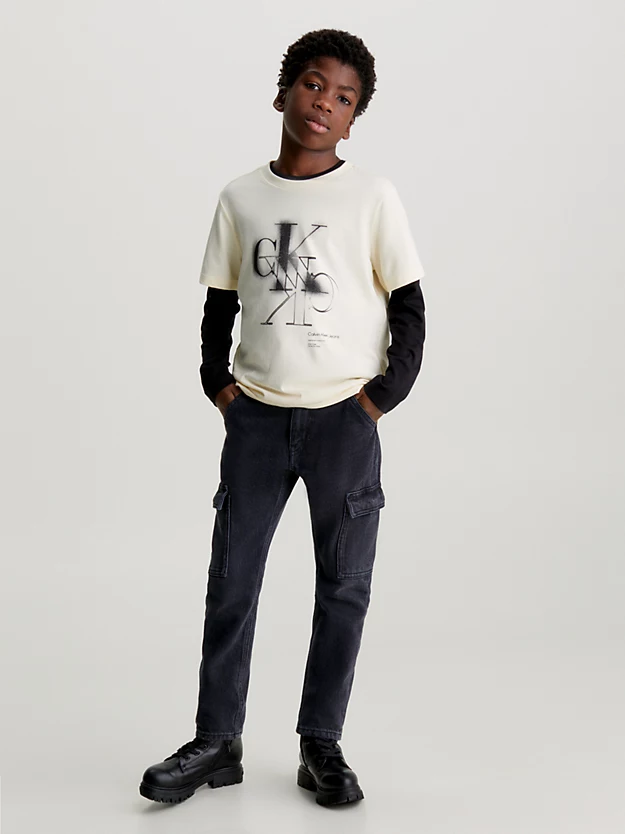 calça jeans de pai