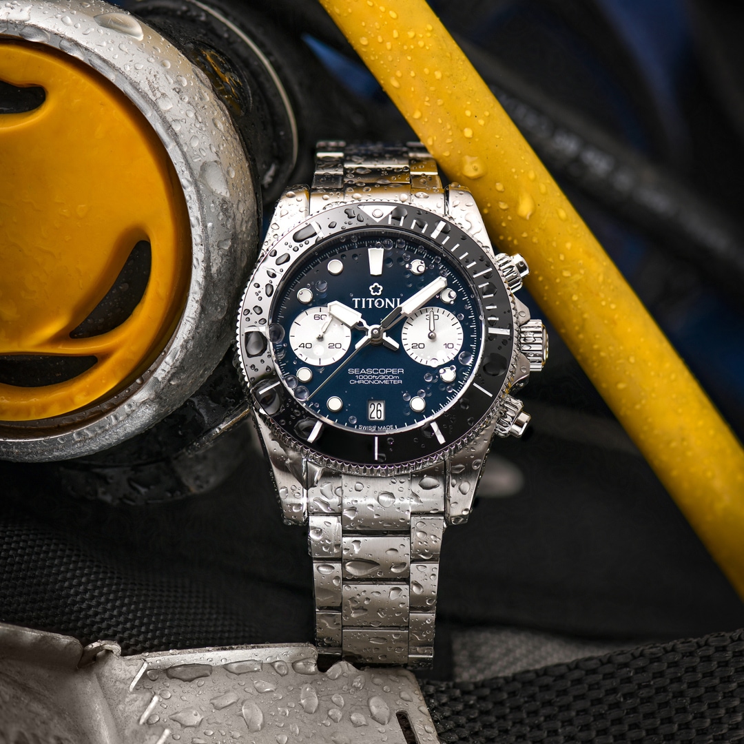 Titoni Seascoper 300 Bi-Compax Chronograph 42mm