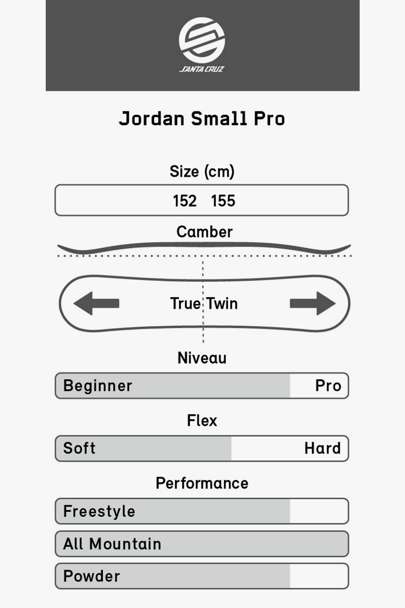 Santa Cruz Jordan Small Pro Snowboard 2223