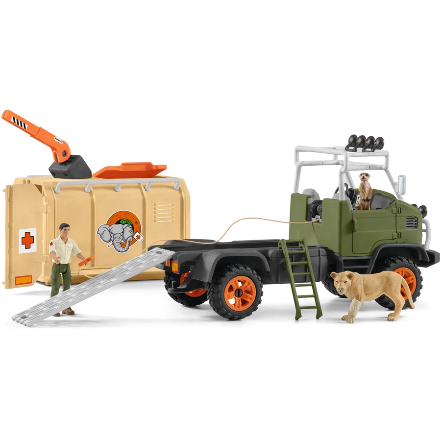 schleich® Großer Truck Tierrettung 42475