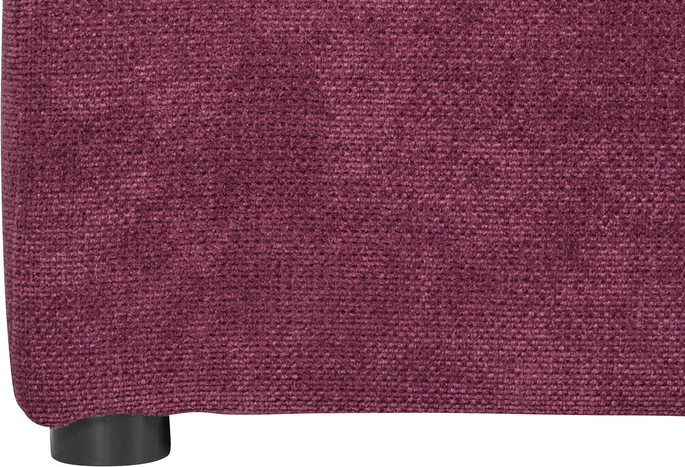 DOMO collection Hocker »Topper« mit Wellenunterfederung, auf Kunststoffgleitern