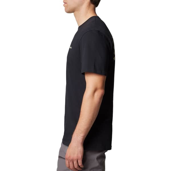 T-shirt COLUMBIA NORTH CASCADES SHORT SLEEVE TEE BLACK/HEX FLAG
