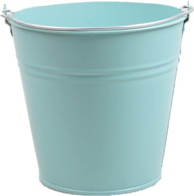 Zinc Collection plantenemmer Janne lichtblauw 24,5 x 24,5 x 23 cm