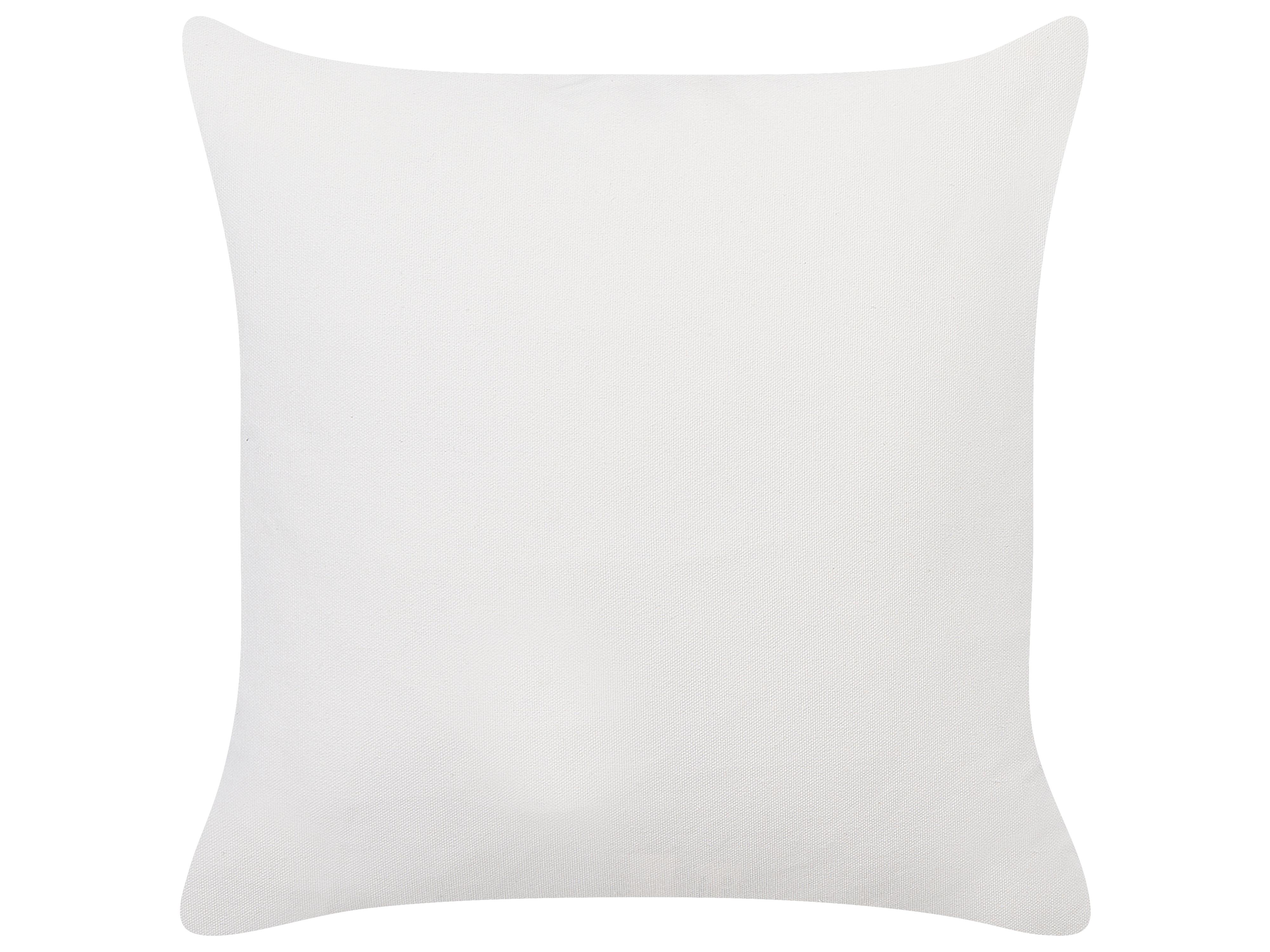Set van 2 sierkussens SILPHIUM Katoen 45 x 45 cm Bruin abstract patroon