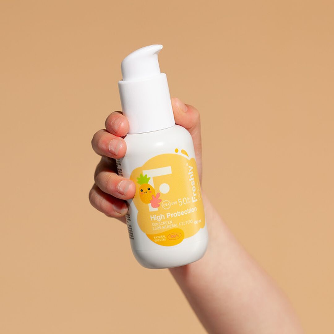 FRESHLY  Creme SPF 50+ Crianças - High Protection Sunscreen WOW - 100ml