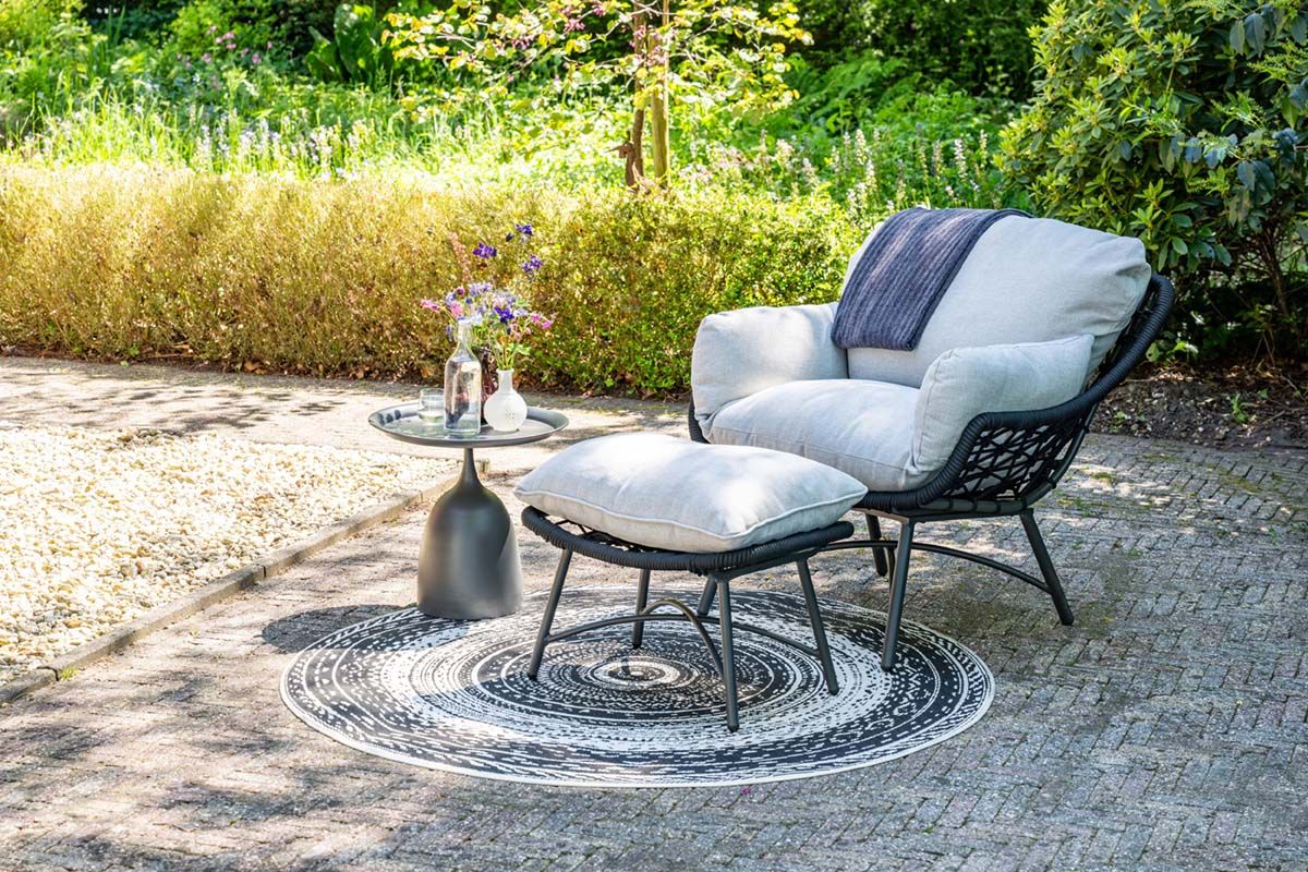 Garden Impressions Mioala Ø50xH48cm bijzettafel - black