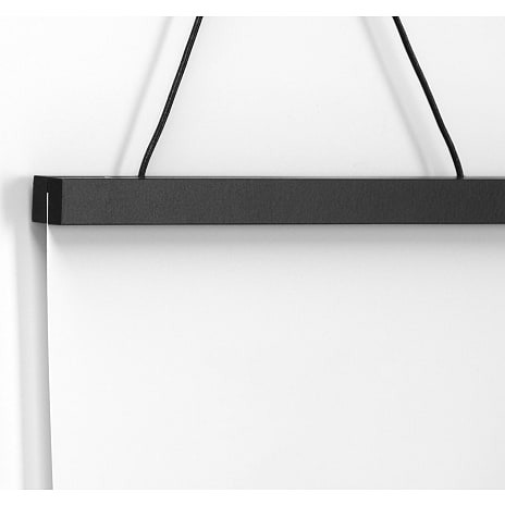 Plakatliste i sort - 61 cm
