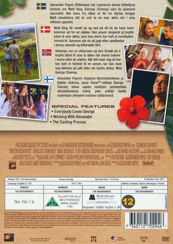 Descendants, The - DVD