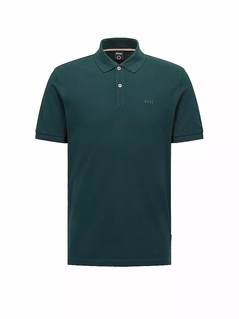BOSS Poloshirt Regular Fit PALLAS dunkelgrün