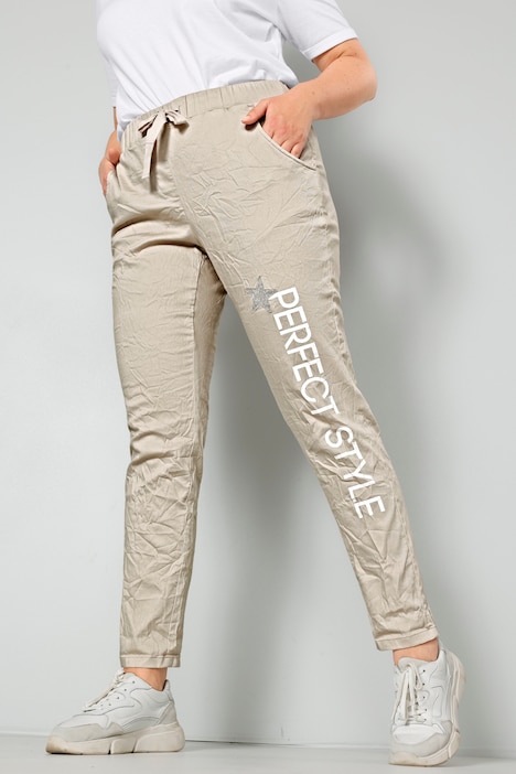 Joggpants, Schriftzug mit Stern, Elastikbund