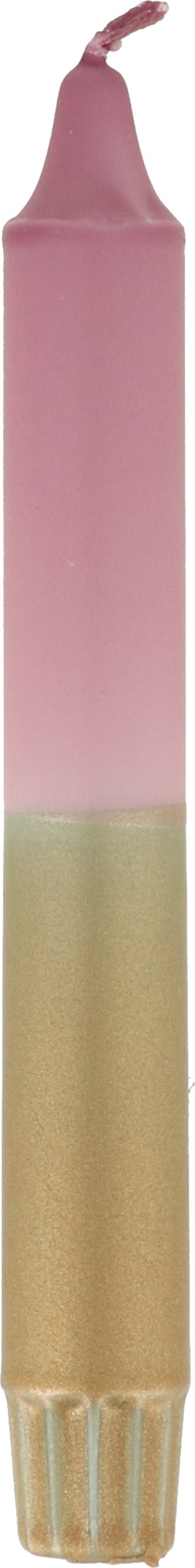 Dippy dinerkaars Dubbeldip goud / paars 6 uur D 2,1 H 19 cm