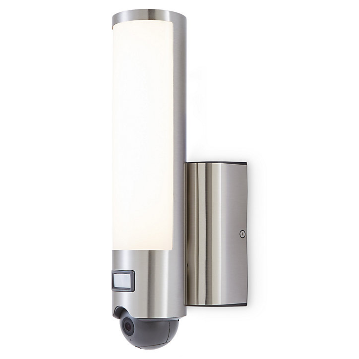 Applique extérieure LED Windsor chrome caméra intégrée IP44