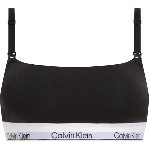 Calvin Klein Lightly Lined Maternity Bralette, Black, M