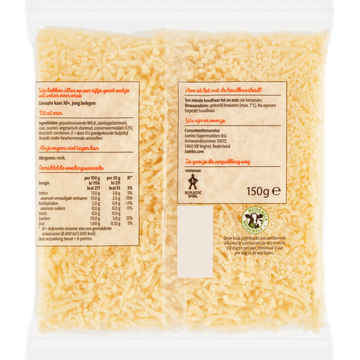 Jumbo Geraspte Kaas Jong Belegen 30+ 150 g