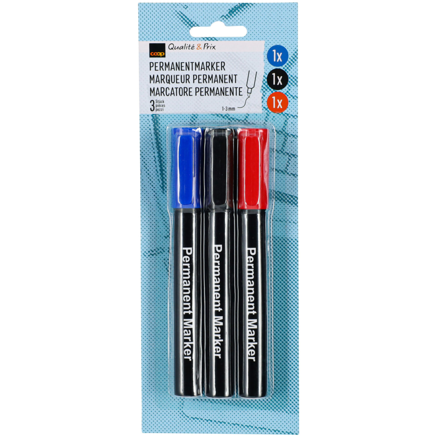 Qualité & Prix Permanentmarker 3 Stück
