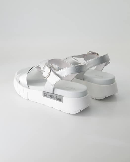 Nero Giardini E513697D-700 Sandalen in Silber