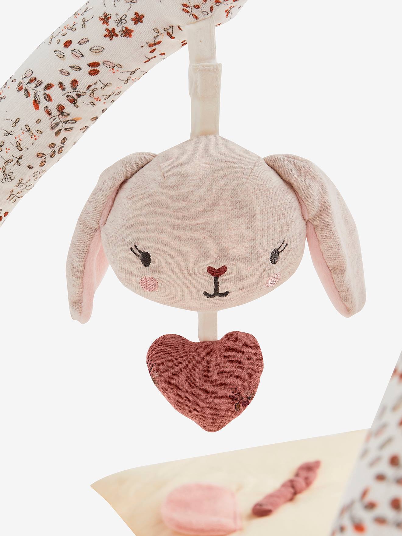 Tapete de atividades Loft, tamanho médio, branco liso com estampas.