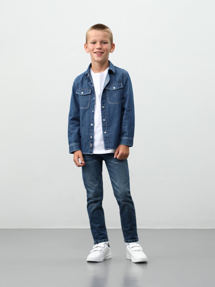 Camisa jeans - Índigo