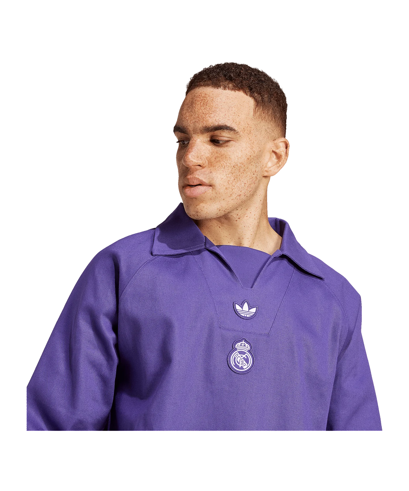 adidas Real Madrid Terrace Icon Sweatshirt Lila