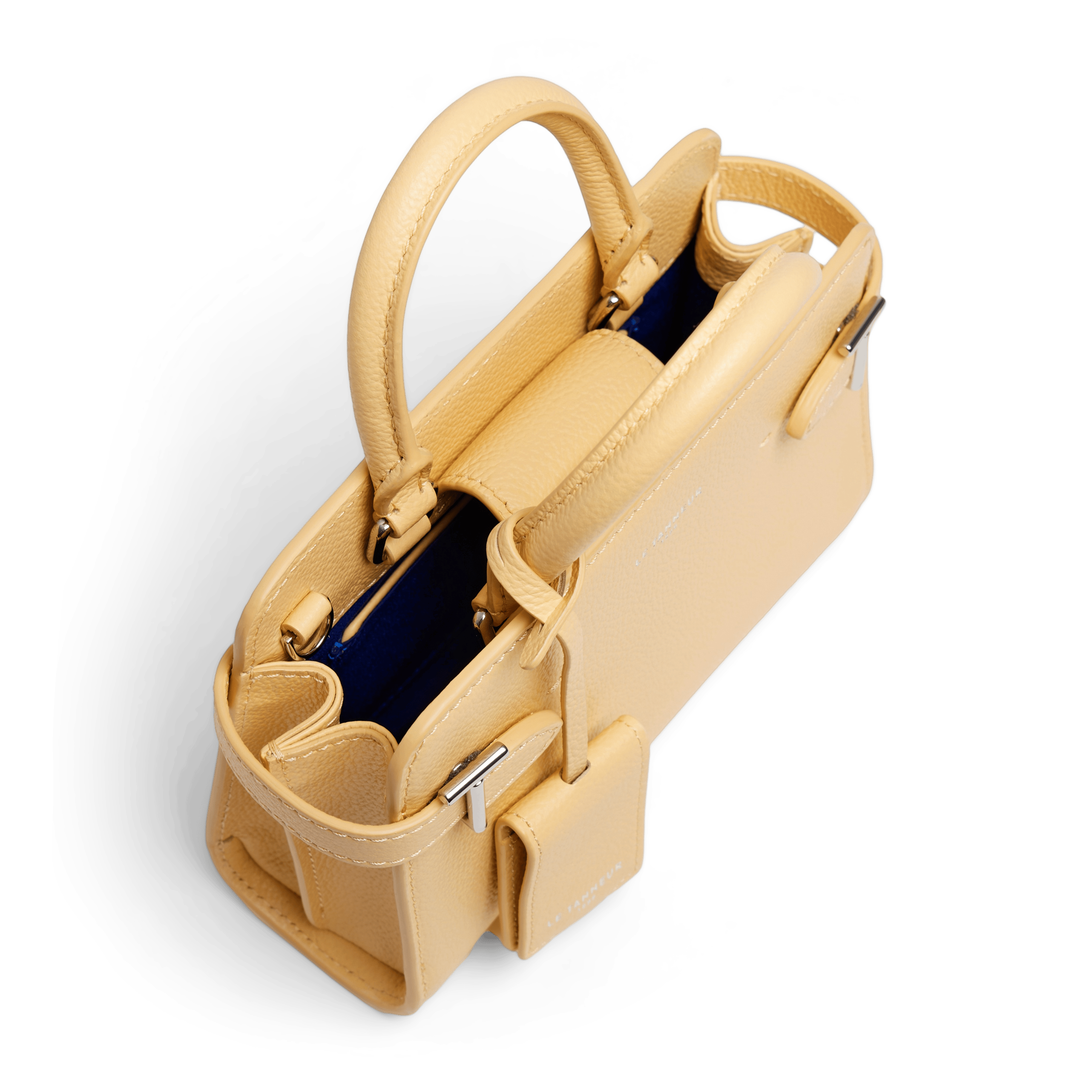 EMILIE - Sac bandoulière en cuir grainé| Jaune