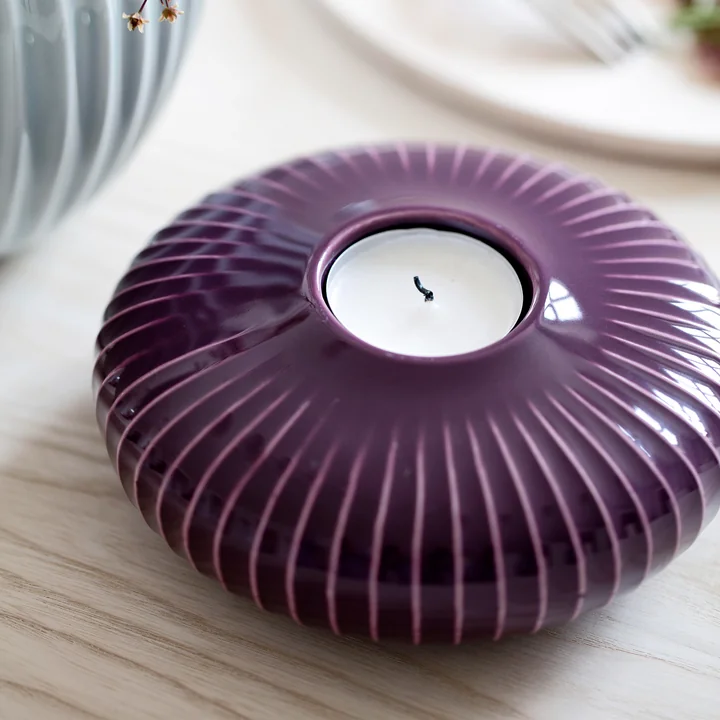 Kähler Design - Hammershøi Teelichthalter H 6,5 cm, weiss