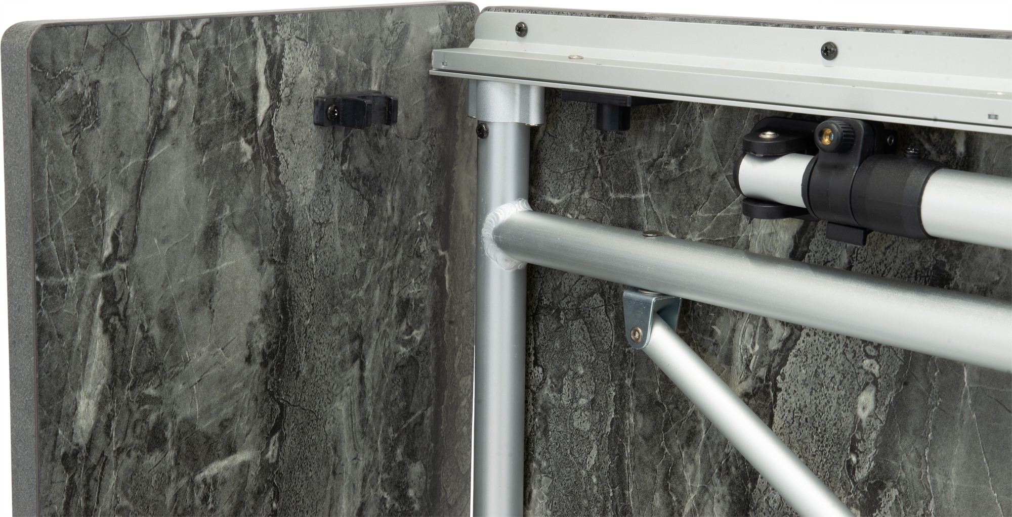 Travellife Sorrento Tisch  ausziehbar 100/140/180cm dunkelgrau