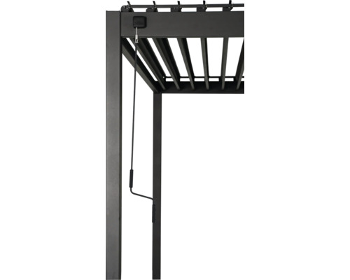 Pergola basis, paaldikte 8,8 x 8,8 cm, 300 x 360 cm, antraciet