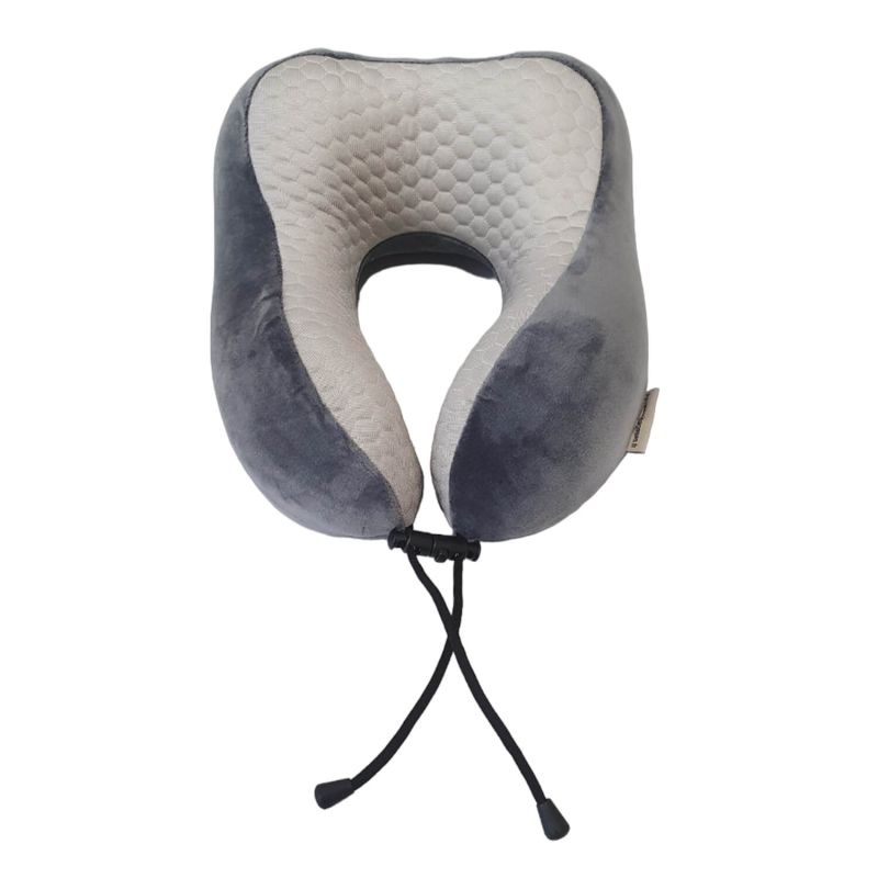 Oreiller de voyage mémoire de forme 57407 Dark Grey